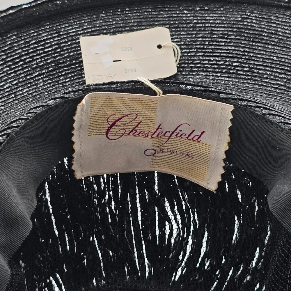 Chesterfield Original Black Lustra Wide Brim Hat